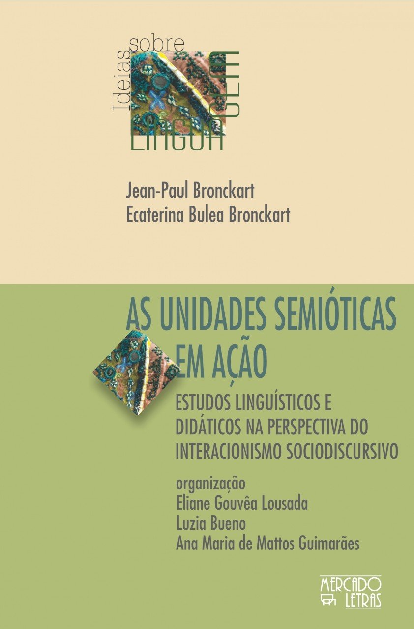 Capa do livro As unidades semióticas em ação