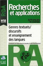 Capa do livro Genres textuels discursifs