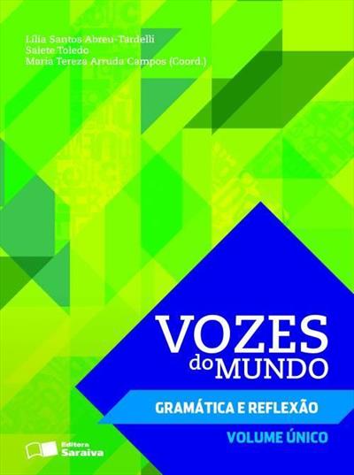 Capa do livro Vozes do mundo, gramática e reflexão