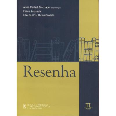 Capa do livro resenha